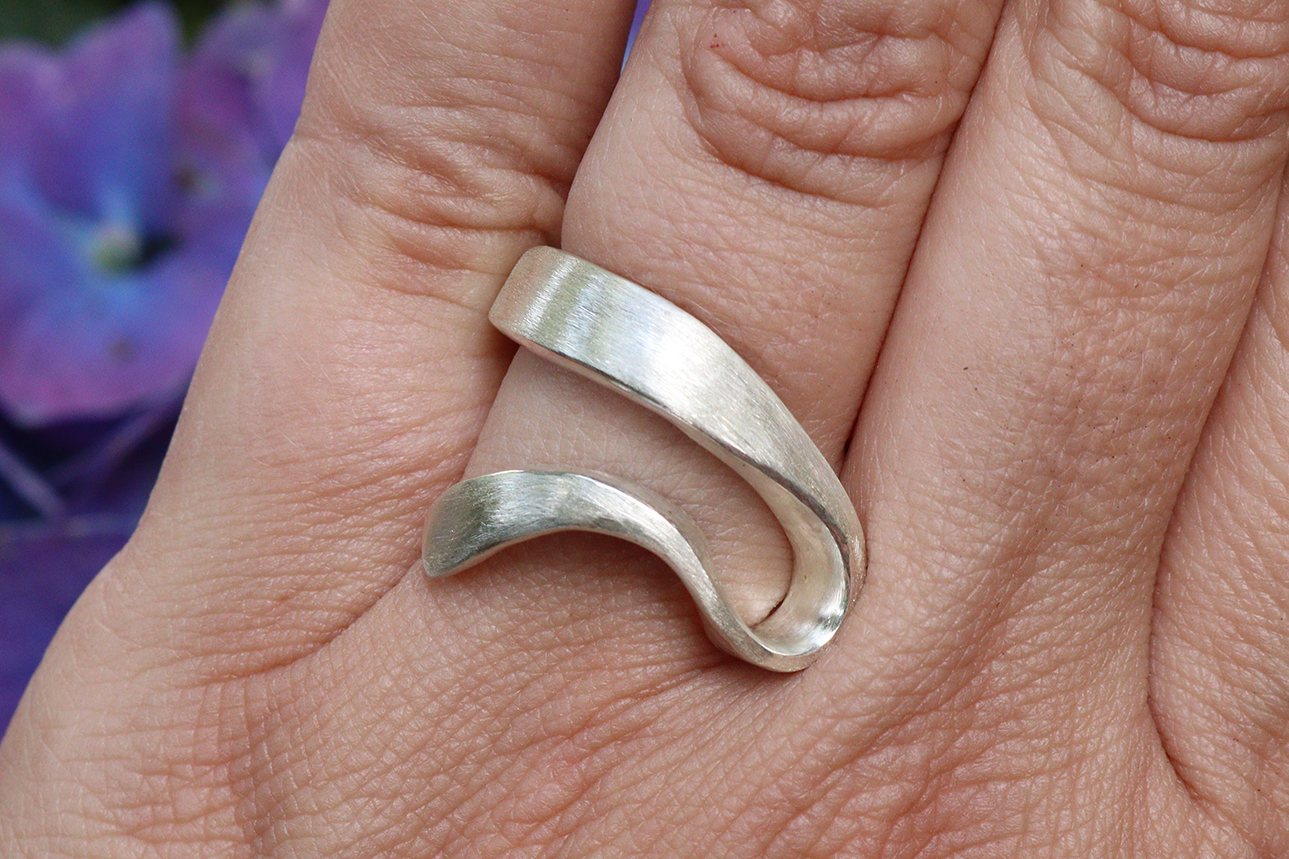 Forged Freehand Sterling Ring