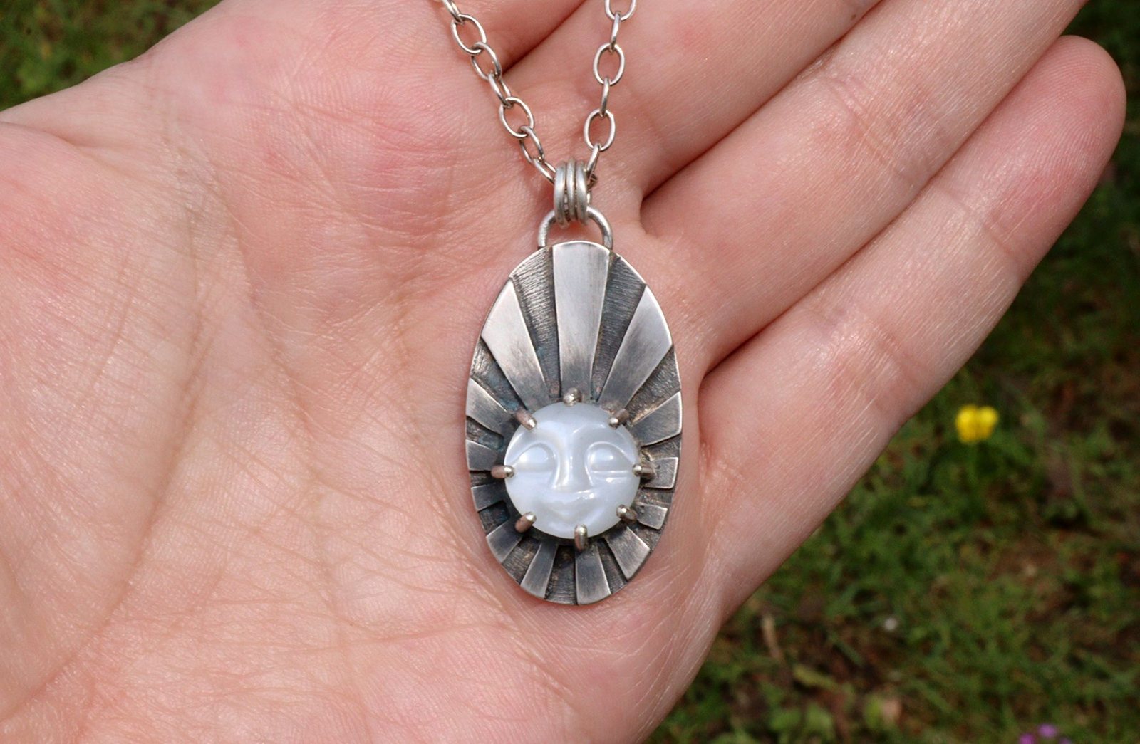Man on the moon Necklace