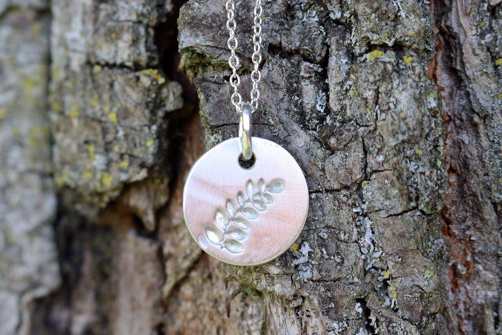 Organic Leaf Necklace 3