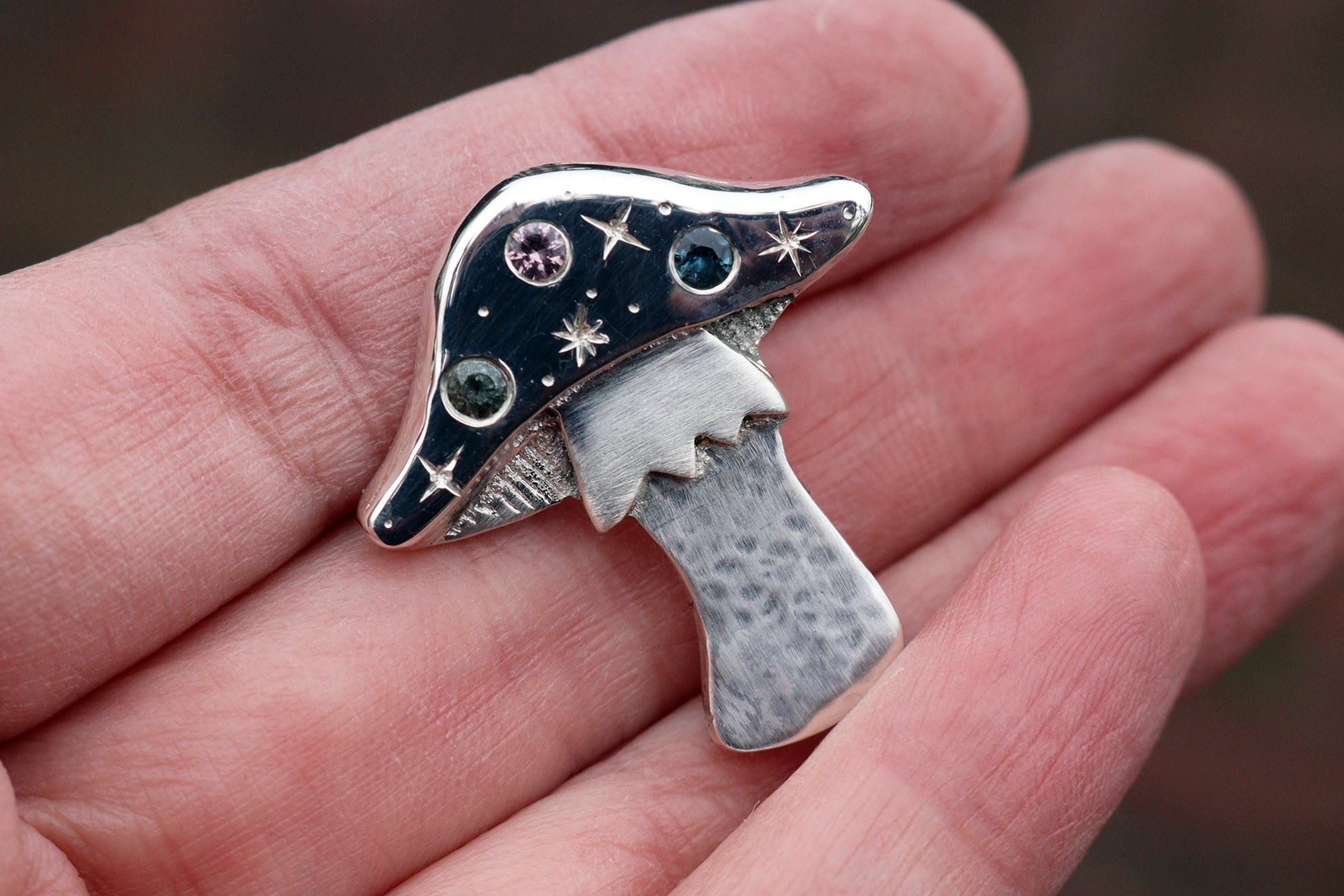 Metalsmithing at the bench, forging silver