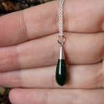 Kettinghanger jade refurbished tweede leven sieraden goudsmidatelier estona zilveren ketting